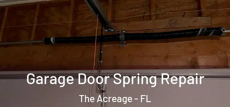  Garage Door Spring Repair The Acreage - FL
