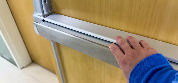 Installing a Push Bar on a Door The Acreage