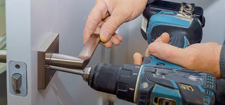 Security Door Lock Installation The Acreage
